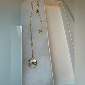 Kate spade love necklace